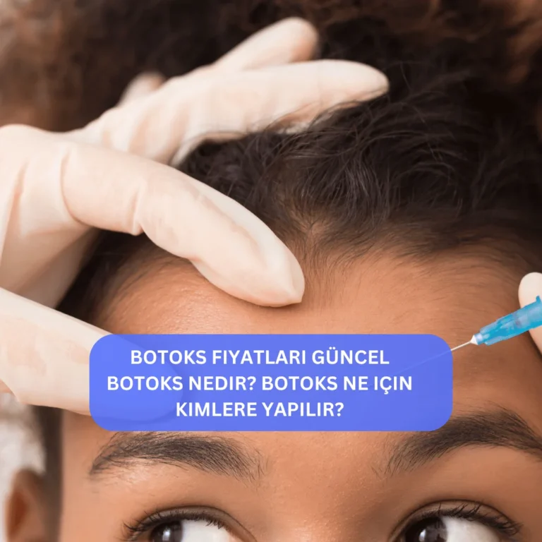 Yüzde uygulanan botoks bölgeleri ve her birine ait fiyatların bulunduğu şematik görsel