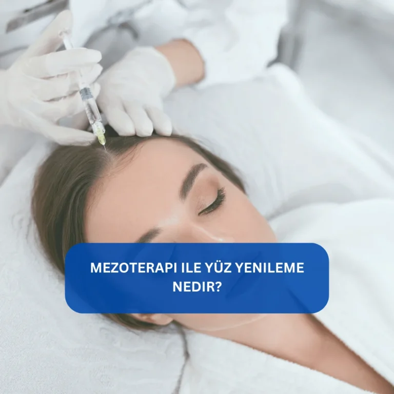 Mezoterapi ile Yüz Yenileme Nedir? Vitamin enjeksiyonlarıyla cilt canlandırma Yüz mezoterapisi sırasında cilt altına vitamin ve mineral enjeksiyonu uygulaması